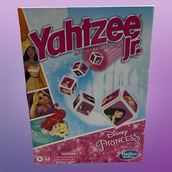 Disney 2020 Princess Yahtzee Jr. Board Game Milton Bradley COMPLETE - Picture 1 of 4